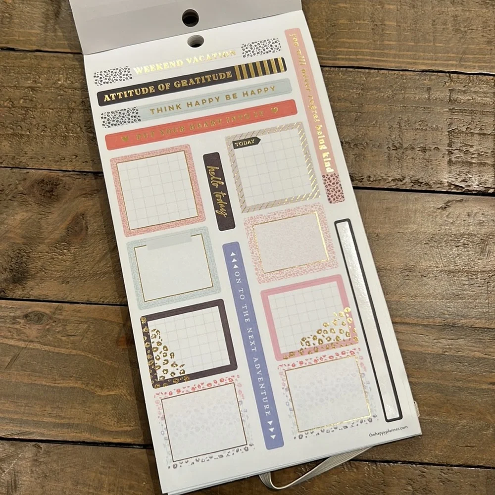 The Happy Planner Colorful Leopard sticker sheets